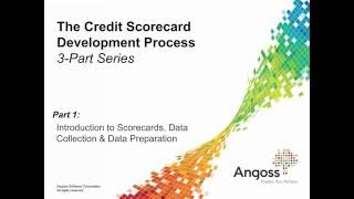 The Credit Scorecard Development Process  Part 1 [upl. by Enilec984]