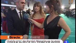 Luis Tosar entrevistado a su llegada a Los Goya 2010 [upl. by Novej450]