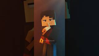 Mewing but its Minecraft square head 🗿 minecraftanimation blender [upl. by Akcirehs]