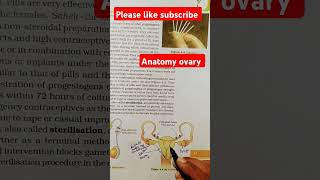 anatomy ovary shortvideo pleasesubscribe pleasesupport [upl. by Berliner950]