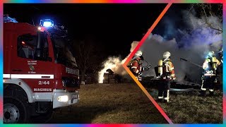 BRANDSERIE HOLZSTAPEL  BRANDSTIFTER VERHAFTET  Feuerwehreinsatz in Ostfildern  E [upl. by Elolcin132]