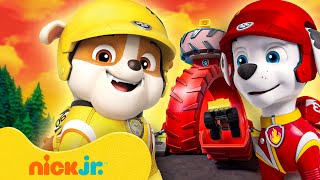 Rubble Is on the Monster Truck Double for a Red Hot Rescue w PAW Patrol Marshall  Rubble amp Crew [upl. by Solley153]