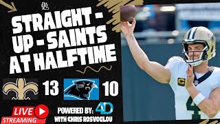 LIVE REACTION HALFTIME SHOW New Orleans Saints vs Carolina Panthers [upl. by Ayhtin]