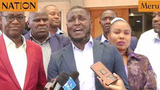 Meru MCAs reject Kawira Mwangazas call for dialogue urge court to decide impeachment case [upl. by Pinebrook311]