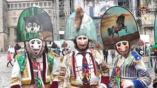 EL CARNAVAL EN GALICIA  Entroido Tradicional  Presentación en Santiago de Compostela [upl. by Geoff]