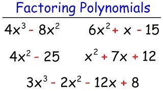 How To Factor Polynomials The Easy Way [upl. by Kresic]