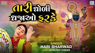 Hari Bharwad Superhit Bhajan  Tari Dhodi Dhajao Farke  તારી ધોળી ધજાઓ ફરકે  Gujarati Bhakti Song [upl. by Marylou]