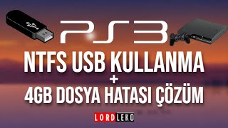 PS3 NTFS USB KULLANMA  4GB DOSYA LÄ°MÄ°TÄ° KALDIRMA Ä°RÄ°SMAN KURULUM REHBERÄ° [upl. by Aeikan305]