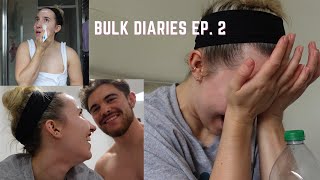 THE BULK DIARIES EP 2  How Ive been getting cals up dealing with appetite catch up with my coach [upl. by Ailene]