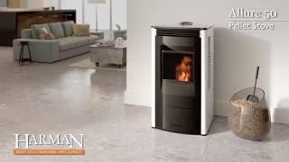 Harman® Allure50 Pellet Stove Video [upl. by Gorlicki]