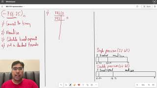 IEEE 754 Floating point representation  Single precision  Double precision Format  Sandeep Sir [upl. by Mail515]