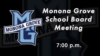 Monona Grove School Board Meeting  Wednesday September 13th 2023 [upl. by Valdemar]