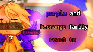 purple and korange family react to ava and avm alanbecker [upl. by Jary906]