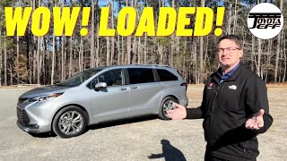 2022 Toyota Sienna Platinum Review LOADED But Is It a Good Value [upl. by Camille]