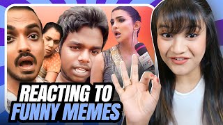 REACTING TO FUNNY MEMES amp REELS 😜 [upl. by Eudoca]