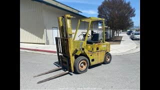 Lot 010174 Clark C500Y40 4000lb Capacity Gas Forklift [upl. by Scarlet]