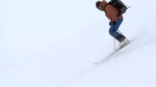 Ski touring  Jump turns [upl. by Ayhdnas875]