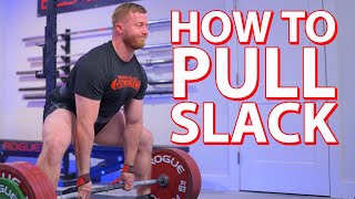 How to Pull Slack Using Paused Deadlifts [upl. by Nuahsel]