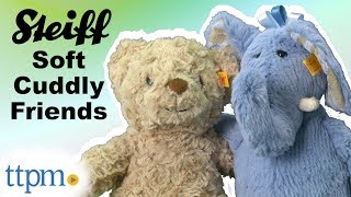 Steiff Cuddly Friends Honey Teddy Bear and Earz Elephant from Steiff [upl. by Notniuq]