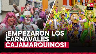 ¡Es oficial Empezaron los carnavales de Cajamarca 2024 [upl. by Auqcinahs357]