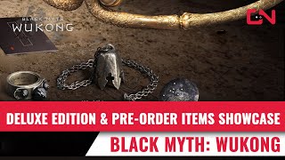 Black Myth Wukong Deluxe Items amp Preorder Items Showcase [upl. by Romilly855]