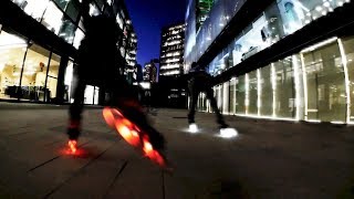 Lazerwheelz LED 125mm wheels Vs WHITEFIRE 110mm wheels [upl. by Eiram]