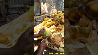 Bangladeshi Toddy Palm Fruit Cutting Skills shorts shortvideo [upl. by Hsiwhem809]