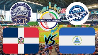 República Dominicana vs Nicaragua Previa  Serie del Caribe Miami 2024 [upl. by Sura]