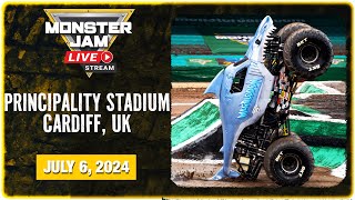 Monster Jam Cardiff UK Full Event  July 6 2024  Monster Jam International [upl. by Vedi]