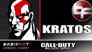 COD Black Ops 2 Emblem Tutorial  Kratos [upl. by Roti459]