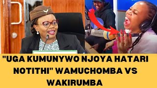 🔥Wakirumba Calls Gathoni Wa Muchomba Live On Air After Parliament Drama😂😂 [upl. by Lorelie]