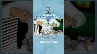 Como diluir medicamento na seringa enfermagem enfermagemprotagonista medicamentos saude [upl. by Giark244]