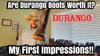 Are Durango Boots Worth It My First Pair Review [upl. by Allemat]