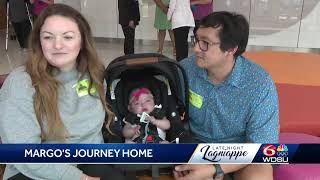 Baby Margo goes home after 9month NICU stay at CHNOLA [upl. by Heber830]