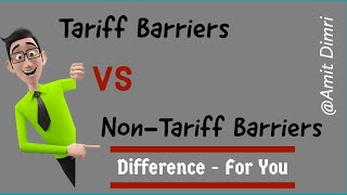 Tariff Barriers and NonTariff Barriers New Difference mcom mba tariff economics [upl. by Stephenie]