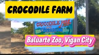 😍BALUARTE ZOO CROCODILE PARK Vigan Ilocos Sur crocodile baluarte viral trending park [upl. by Llevel459]