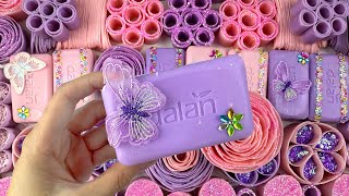 ASMR SOAP⭐ Relaxing video with crushing soap clay cracking Cutting soap cubes soap waves [upl. by Voorhis]