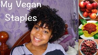 My Weekly Vegan Food Staples on a Plant Based Diet [upl. by Esinehs]