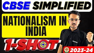 NATIONALISM IN INDIA  History Class 10 OneShot Explanation 202324  CBSE SIMPLIFIED [upl. by Moncear]