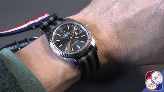 Fun with watch straps  a Rolex Datejust 41 Rhodium Face [upl. by Annunciata982]