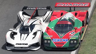 Mazda 787B vs Mazda LM55 Vision Gran Turismo at Monza [upl. by Benil]