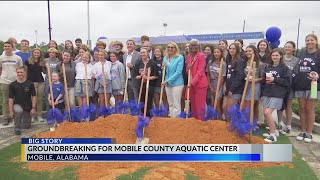 Mobile County breaks ground on new aquatic center [upl. by Gleda]