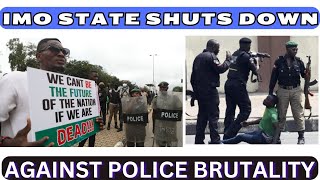 These stories of police brutality in Imo state is so sad Imo State shuts down [upl. by Limhaj]