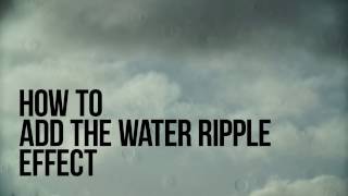 How to add the water ripple effect with VSDC Free Video Editor [upl. by Fidellia]