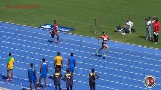 Jamaicas Kaliese Spencer wins season opener 400m  2014 QueensGrace Jackson meet  SportsXplorer [upl. by Sibella73]