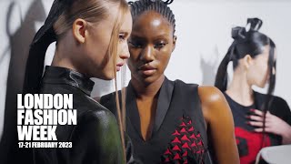 London Fashion Week February 2023 Show Highlights [upl. by Neerroc]