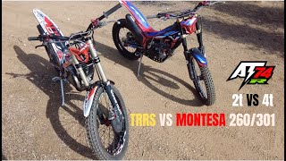 Comparativa 2t vs 4t TRRS GOLD vs MONTESA 4RT 301260 [upl. by Nairrad157]