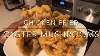 How to Make Chicken Fried Oyster Mushrooms  It Tastes Like Chicken  Easy Recipe w2 Ingredients [upl. by Phillie]