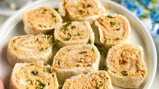 Buffalo Chicken Pinwheels  Pinwheel Sandwich Recipe  Picnic Food Ideas  Mini Appetizer [upl. by Neral]