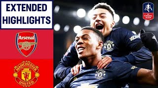 Clinical United Too Strong for the Gunners  Arsenal 13 Manchester United  Emirates FA Cup 201819 [upl. by Odla]